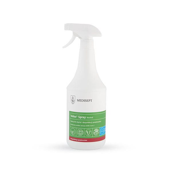 Velox Spray Neutral do mycia i dezynfekcji powierzchni 1000ml Cosmetics Zone 664542384