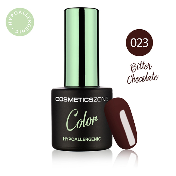 Hybrid nail polish brown 7ml - Bitter Chocolate 023 Cosmetics Zone